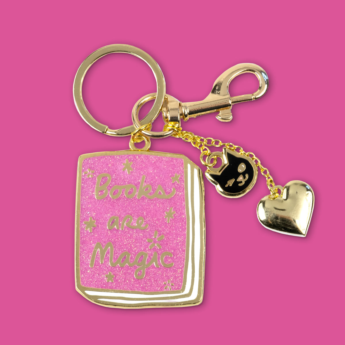 Bag Charm: Books Are Magic