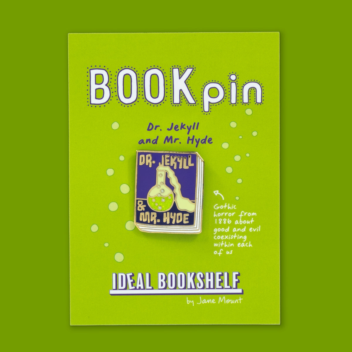 Book Pin: Dr. Jekyll & Mr. Hyde