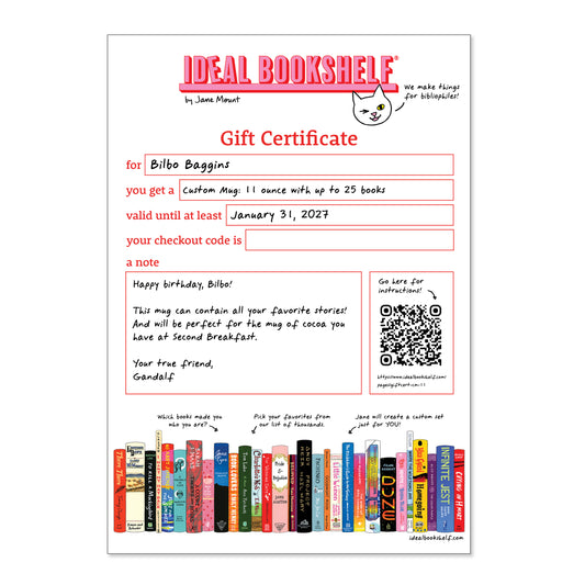 Gift Certificate for a Custom Mug