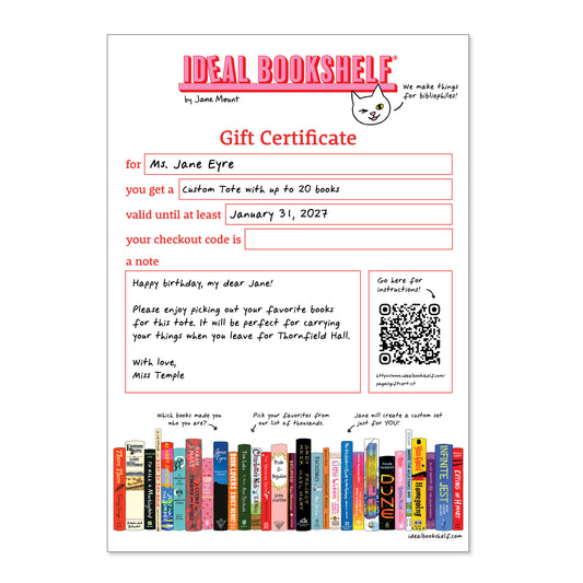 Gift Certificate for a Custom Tote