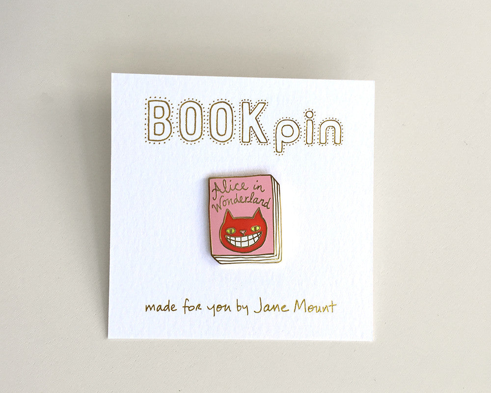 Book Pin: Alice in Wonderland